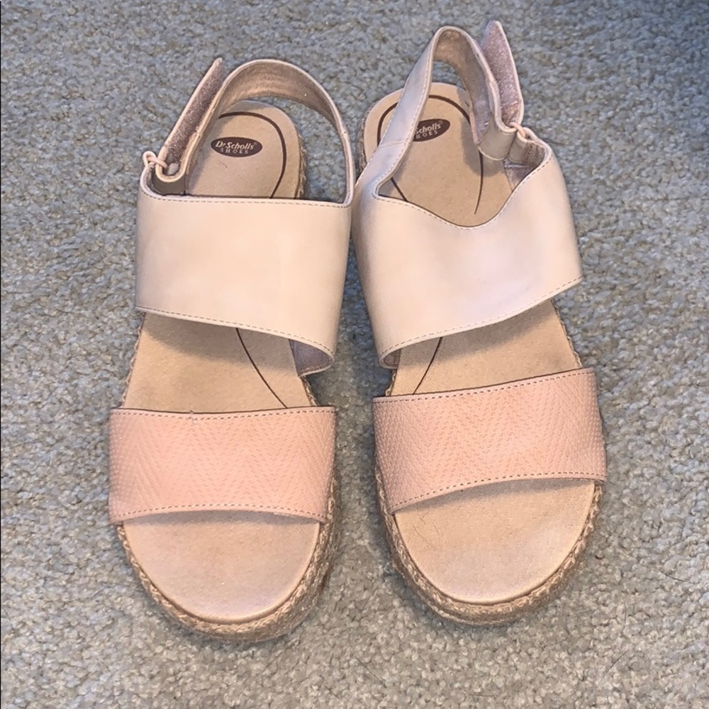 Pink/nude strap sandals